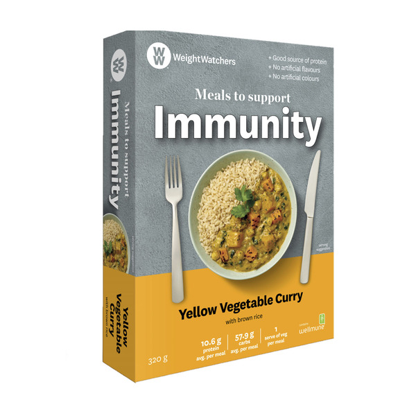 Weight Watchers Immunity Yellow Veg Curry