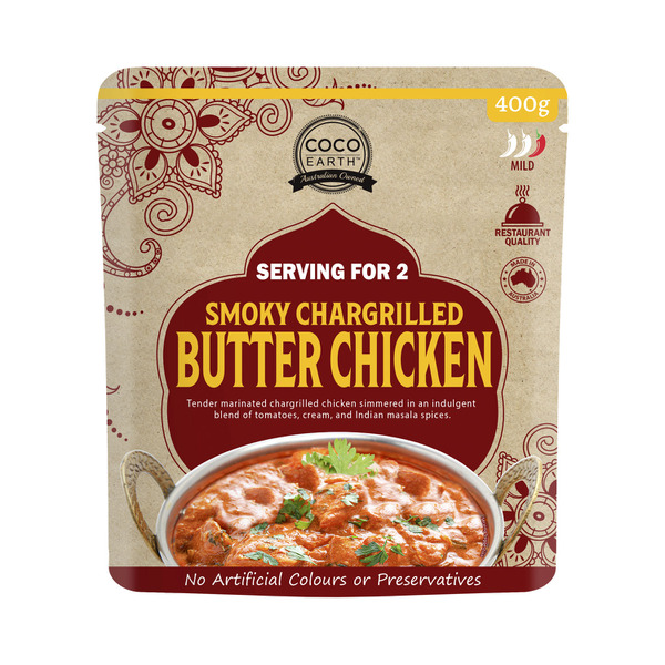 Coco Earth Smoky Charcoal Butter Chicken