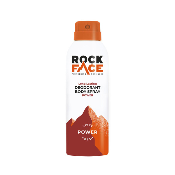 Rock Face Deodorant Body Spray Power Spicy