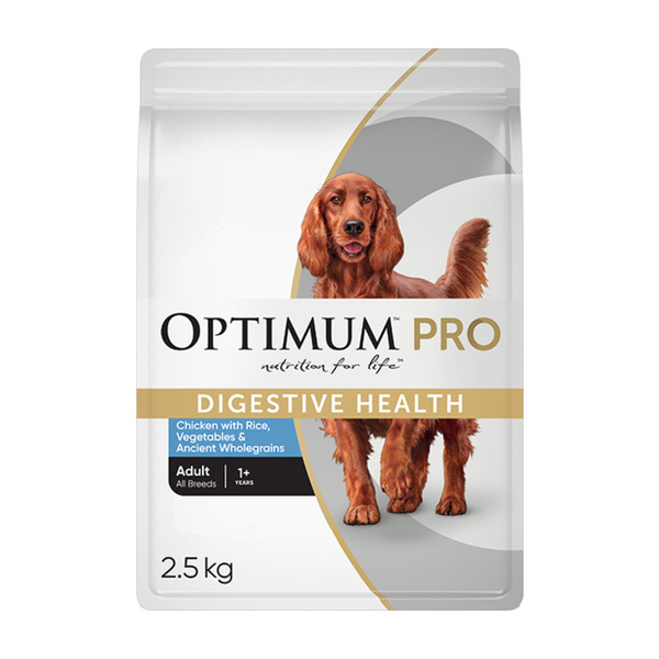 Optimum Pro Adult Dry Dog Food Digestive Health Chicken With Rice & Veg