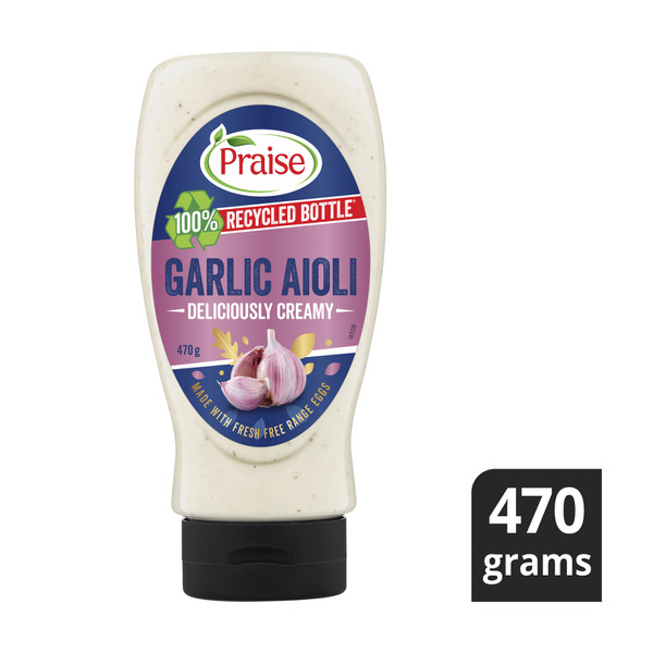 Praise Squeeze Garlic Aioli 470g