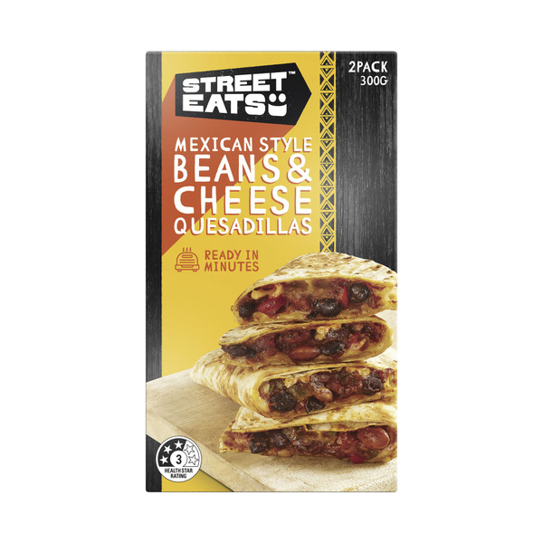 Street Eats Cheese & Beans Quesadilla 2 Pack