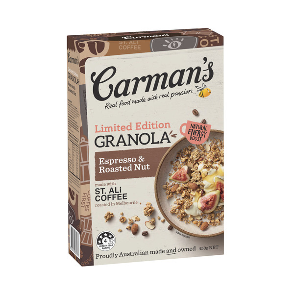 Carmans Granola Espresso & Roasted Nut