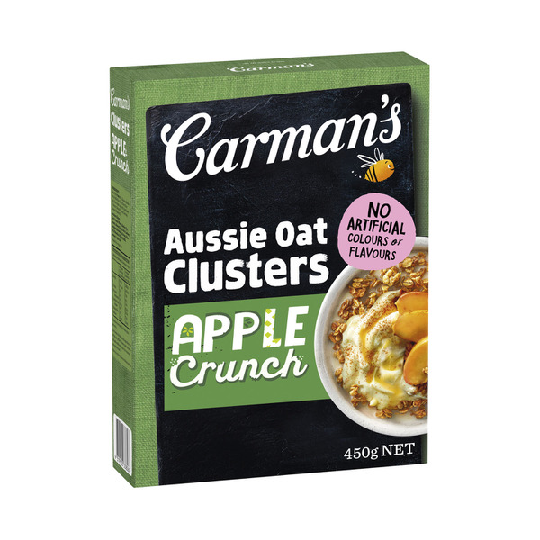 Carman's Aussie Oat Clusters Apple Crunch 450g