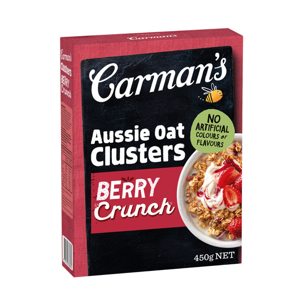 Carman's Aussie Oat Clusters Berry Crunch