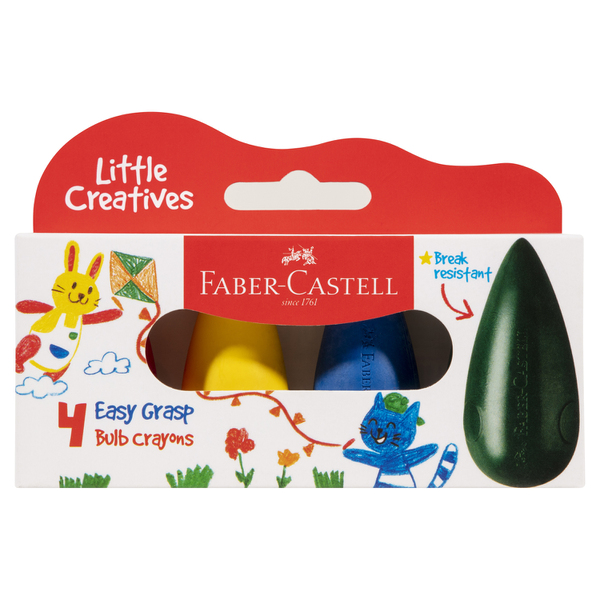 Faber Castell Little Creatives Easy Grasp Bulb Crayons