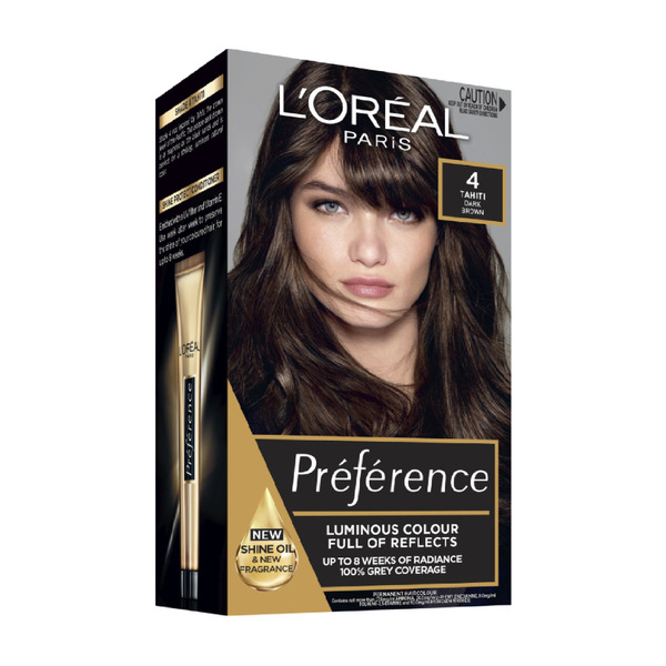 L'Oreal Preference Tahiti 4 Permanent Hair Colour