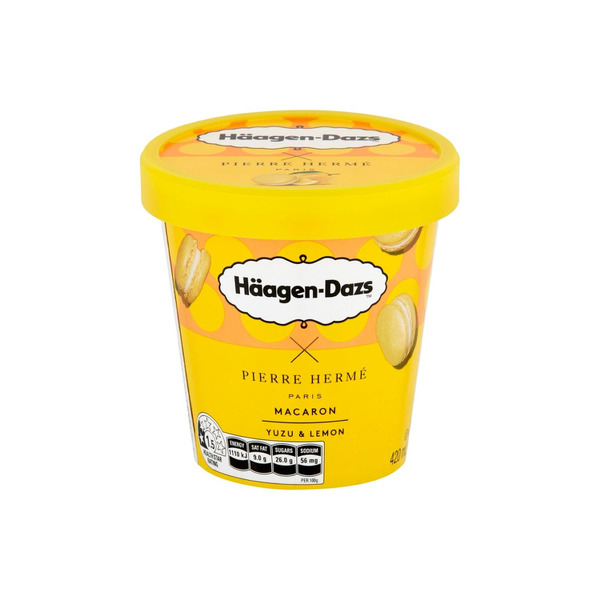 Haagen-Dazs Macaron Yuzu Lemon Ice Cream