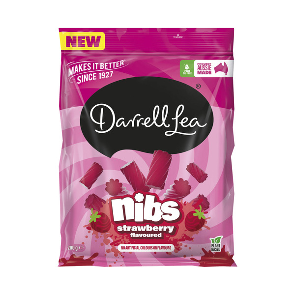 Darrell Lea Strawberry Nibs