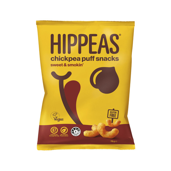 Hippeas Chickpea Puff Snacks Sweet & Smokin'