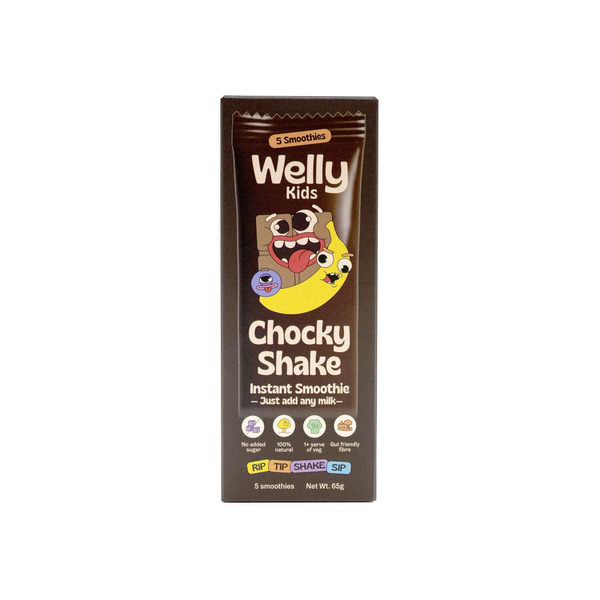 Welly Kids Instant Smoothie Chocky Shake Multipack 5X13g