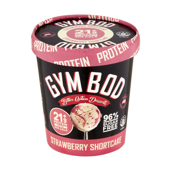 Gym Bod Ice Cream Strawberry Shortcake