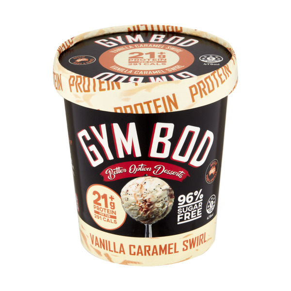 Gym Bod Ice Cream Vanilla Caramel Swirl