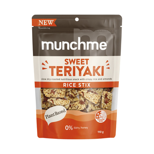 Munchme Nutritious Snack Sweet Teriyaki Rice Stix