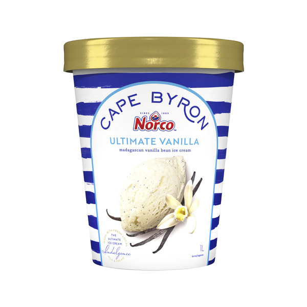 Buy Norco Cape Byron Ultimate Vanilla Ice Cream 1l 