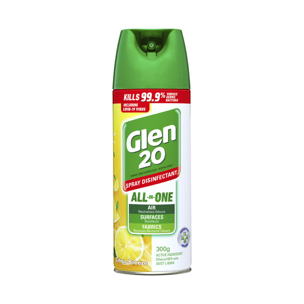 Glen 20 Disinfectant Citrus Breeze Spray | 300g
