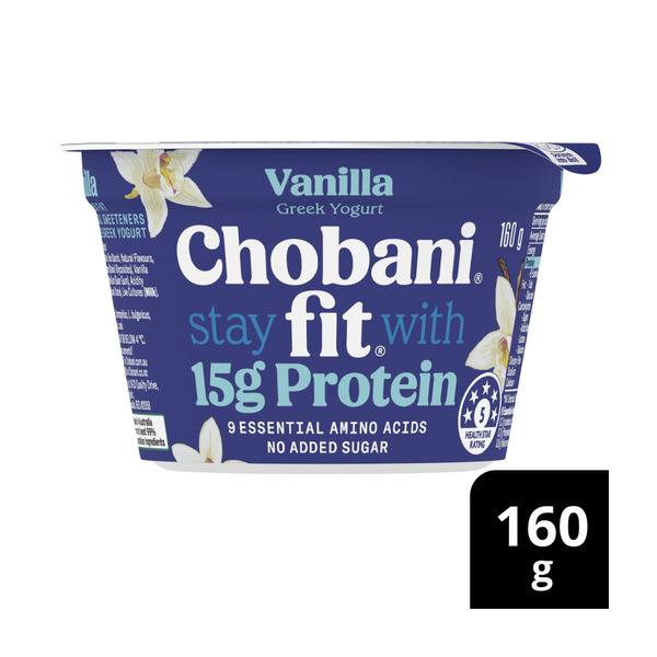 Chobani Fit High Protein Greek Yogurt Vanilla