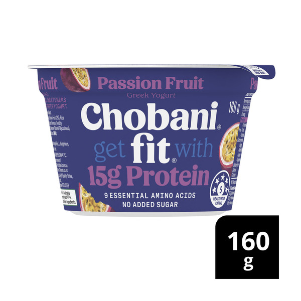 Chobani Fit High Protein Greek Yogurt Passionfruit