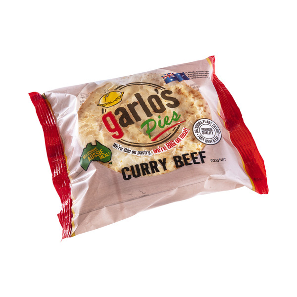 Garlos Curry Beef Pie