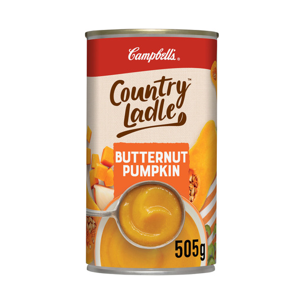 Campbell's Country Ladle Soup Can Butternut Pumpkin