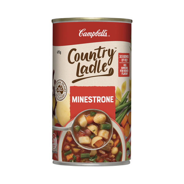 Campbell's Country Ladle Soup Can Minestrone