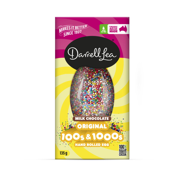 Darrell Lea 100s & 1000s Milk Chocolate Egg Casket