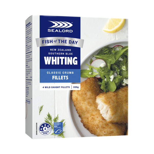 Sealord Southern Blue Whiting Fillets 4 Pack