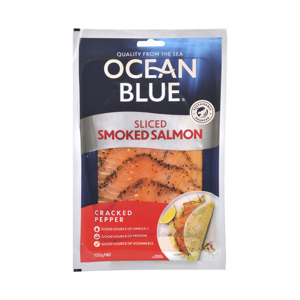 Ocean Blue Smk Salmon Cracked Pepper | 100g