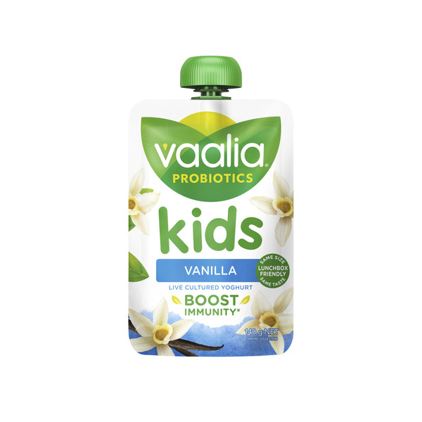 Vaalia Kids Vanilla Yoghurt Pouch | 140g