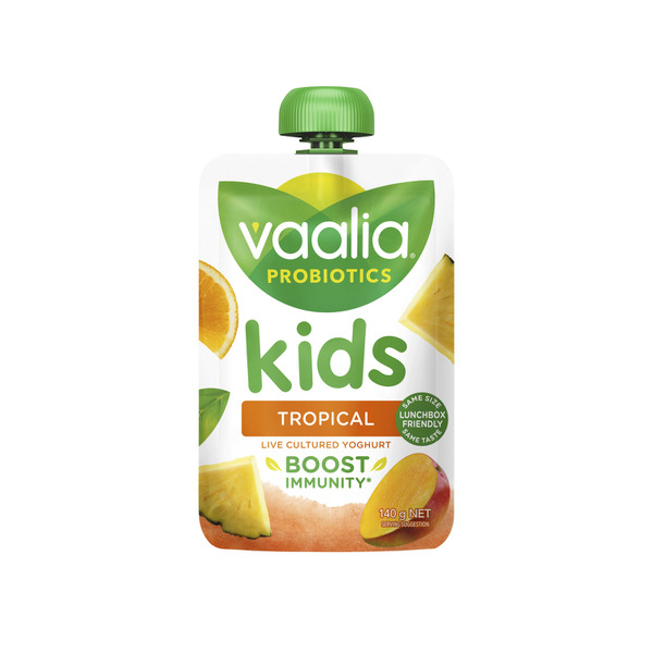 Vaalia Kids Tropical Yoghurt Pouch