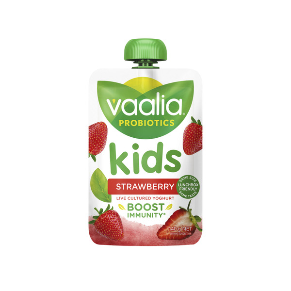 Vaalia Kids Strawberry Yoghurt Pouch | 140g