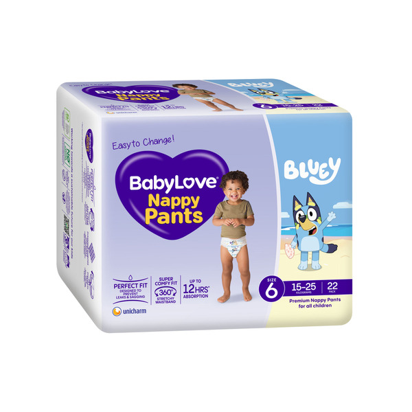 Babylove Nappy Pants Size 6 (15-25Kg)