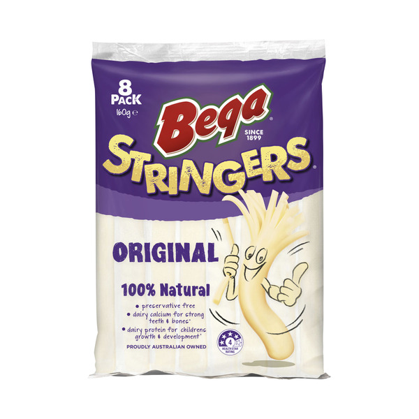 Bega Stringers Original Cheese 8 pack