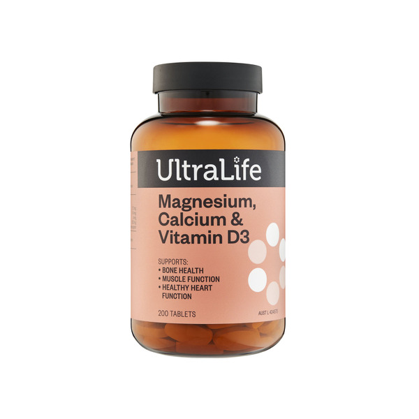 Ultralife Magnesium Calcium + Vitamin D3