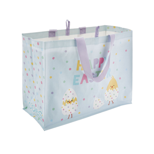 Buy Coles Easter 2024 Tote Bag Happy Easter Blue 1 Each Coles