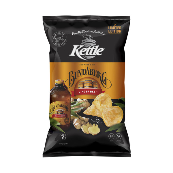 Kettle Potato Chips Bundaberg Ginger Beer