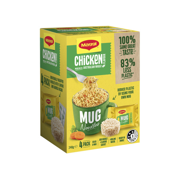 Maggi 2-minute Mug Instant Noodles Chicken 4 pack