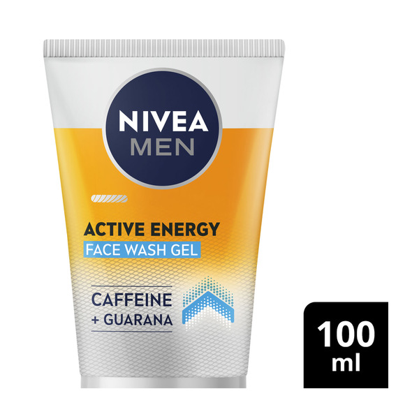 Nivea Men Active Energy Face Wash Gel Cleanser