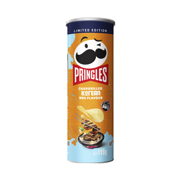 Buy Pringles Potato Chips Chargrilled Korean Style BBQ 118g | Coles