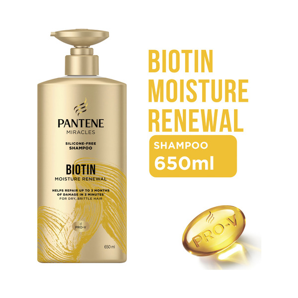 Pantene Miracles Biotin Moisture Renewal Shampoo