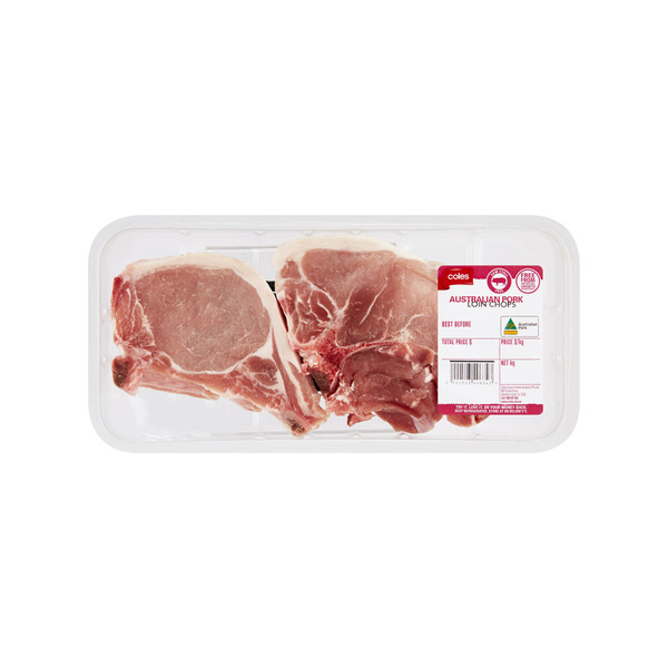 Buy Coles Pork Loin Chops approx. 400g | Coles