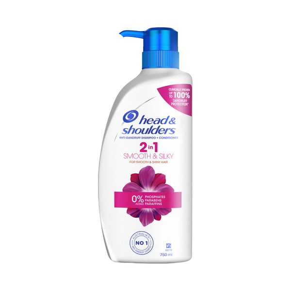 Head & Shoulders Smooth & Silky 2 In 1 Anti-Dandruff Shampoo & Conditioner