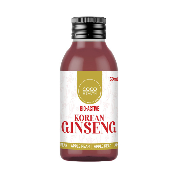 Coco Earth Shots Bio Active Super Red Ginseng Apple