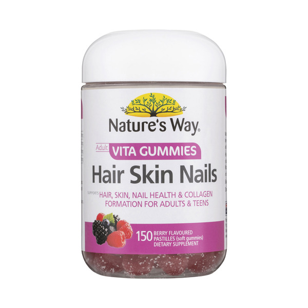 Natures Way Adult Gummies Hair Skin Nails
