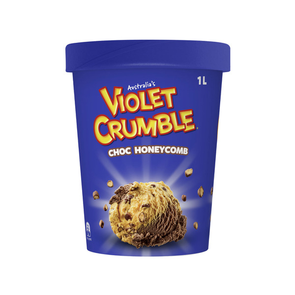 Violet Crumble Ice Cream Tub