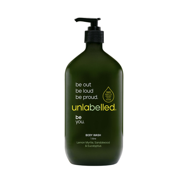 Unlabelled Bodywash Lemon Myrtle Sandalwood & Eucalyptus