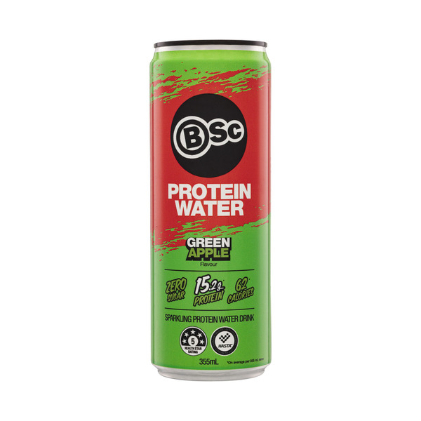 BSc Bodyscience Protein Water Green Apple 355mL