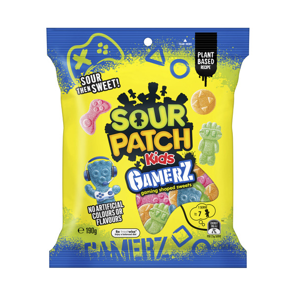 Sour Patch Kids Gamerz Gaming Shaped Lollies