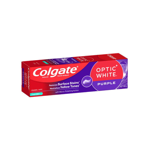 Colgate Optic White Purple Toothpaste