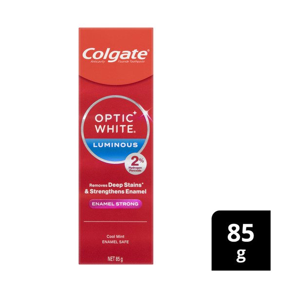 Colgate Optic White Luminous Enamel Strong Teeth Whitening Toothpaste 2 % Hydrogen Peroxide